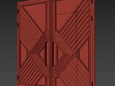 Gate black loft 05 3D model