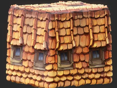 Stylized Roof Seamless Texture  Texture