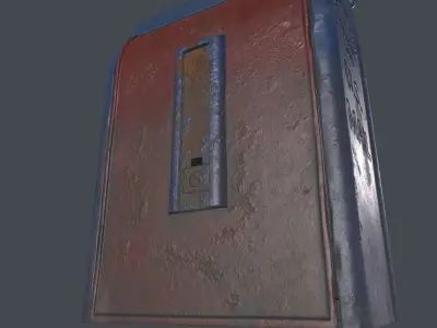 Old mailbox Free low-poly 3D model