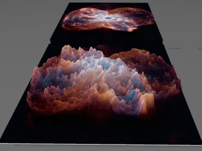 NGC 2440 3D SOFTWARE ANALYSIS 3D print model