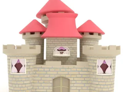 Exquisite 3D Castle Model 3D model