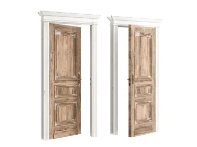 Doors Brothers French door 3 3D model