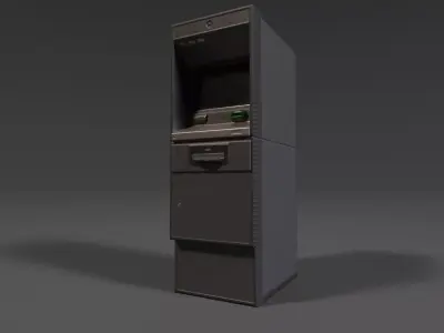 ATM Cashmachine 2 Low-poly 3D model