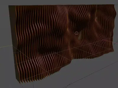 Brise Soleil Wall 3D model