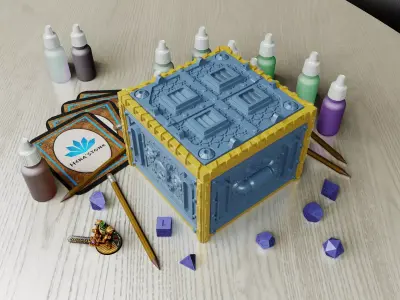 Sci-fi organizer 3D print model