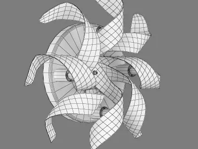 75464x Turbio Lightstar Sconce or Ceiling Lamp 3D model