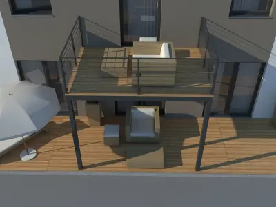 Generic Holiday Villa 011 3D model