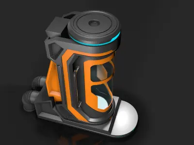 Sci Fi Incubator 3D model