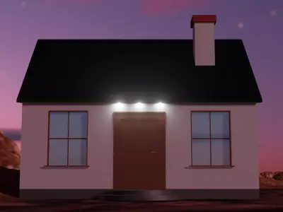 Small House Free 3D model 5