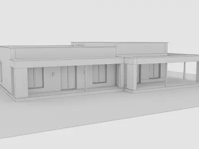 modern Residential house 3D model buy