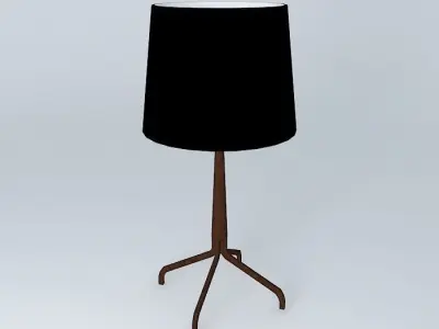 lamp lamp table with shade Free 3D model