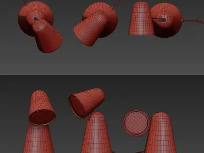 Peppone table lamp 3D model
