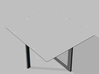 minimalist table Free low-poly 3D model