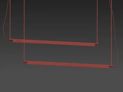 Led Linear Suspension Collection 3D model