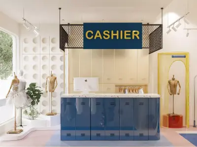 CLOTHES SHOP 3D model