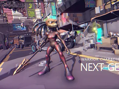 AIGROK Low-poly 3D model