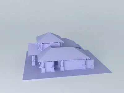 Public Rest Room 3D model