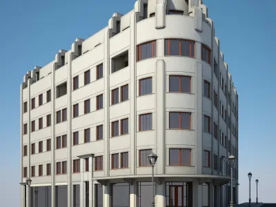 Apartment Building 10  3D model