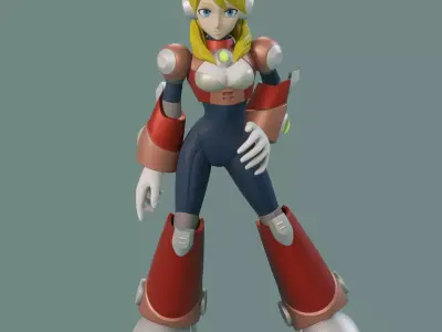 Alia - Megaman X 3D model