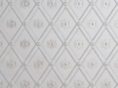 Silver Clean Metal Pattern PBR Seamless Texture
