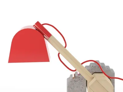 Table lamp for children Free 3D model