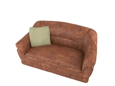 Sofa set 3D model couch 3D model