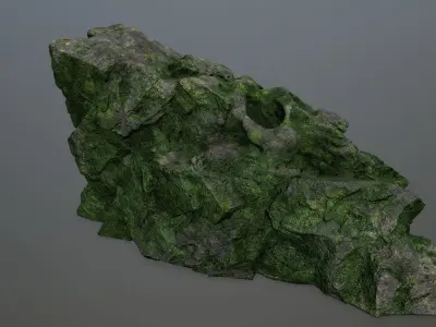 Skull Cave Low-poly 3D model 10