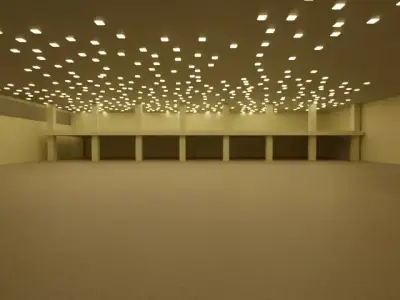 decent Backrooms map Free 3D model