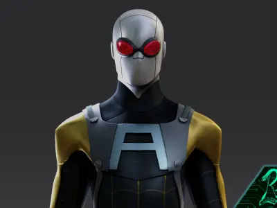 Agent Spider from Invincible TV Series 3D model 3D model