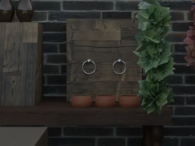 Alchemy room with assets 3D model