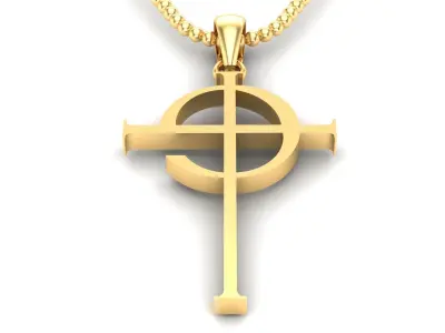 Light Gold Cross New Design  CP 11 3D print model
