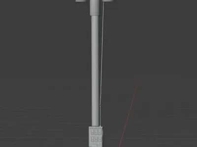 Telephone pole 3D model