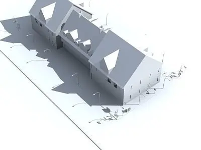 Low Poly Block 07 Low-poly 3D model