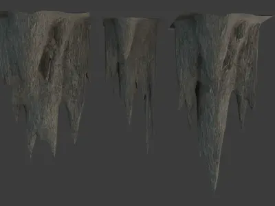cave rock Free low-poly 3D model