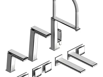 Phoenix Zimi Tapware Collection 3D model