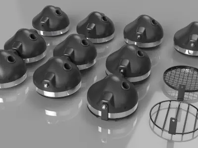  Motorcycle Headlight Set 