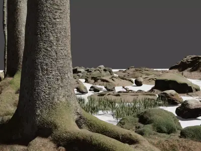 Forest pack 3D model