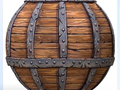 Stylized Wood Seamless Texture Texture