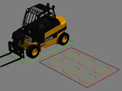  JCB Teletruk TLT 35D Rigged 