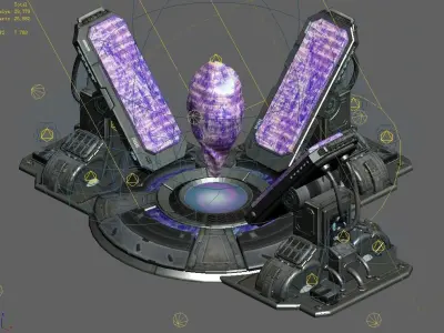 Crystal - Power Plant 03 3D model