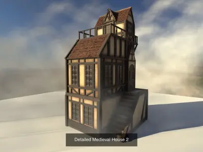 Detailed Medieval Building pack