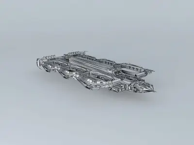 Infinity Class Fleet Tender TF87-A 3D model