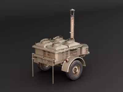 Military Field Kitchen 3D model