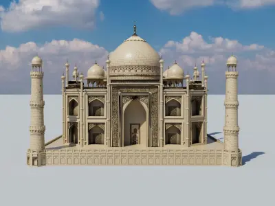 Taj Mahal 3D model