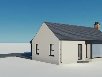 Modern House 11 3D model