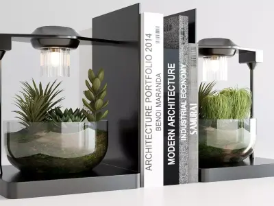 PLANTS IN DIGITAL VASE NO6 A 3D model