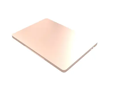 Laptop Close Mockup v1 002 Low-poly 3D model