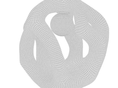 Pendant lamp Afralia Wabi-Sabi 3D model