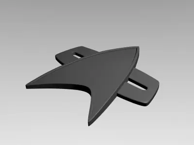 Star Trek Badge Voyager Ds9 Picard 3D print model