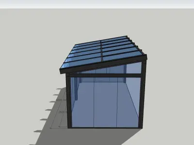 Winter garden 3D model order